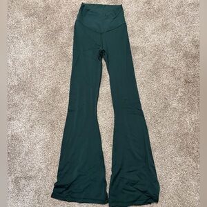 aerie Dark Green Flared Leggings